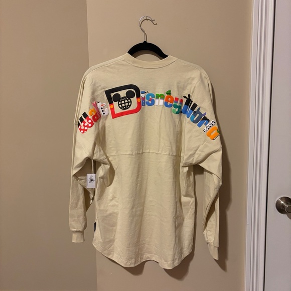 Disney Beige Long Sleeve Tee with Iconic Graphic - Picture 6 of 7